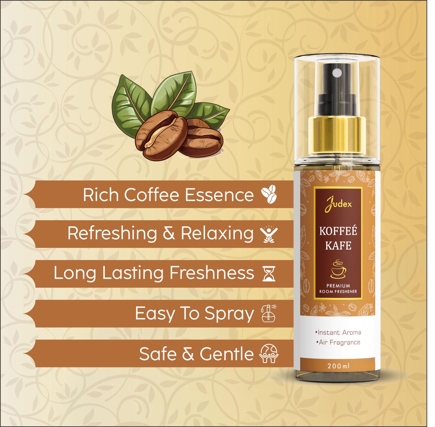 Koffee Kafe Air Freshener Room Spray 200ml