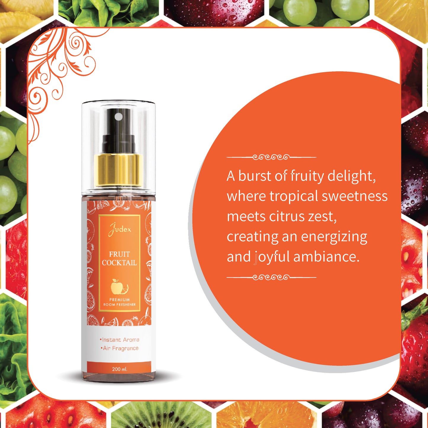 Fruit Cocktail (Fruity) Air Freshener Spray 200ml