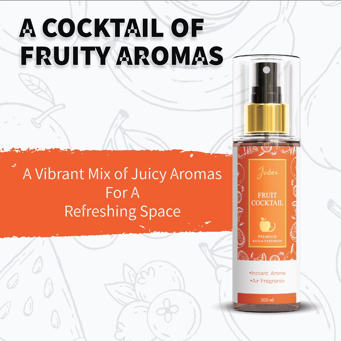 Fruit Cocktail (Fruity) Air Freshener Spray 200ml