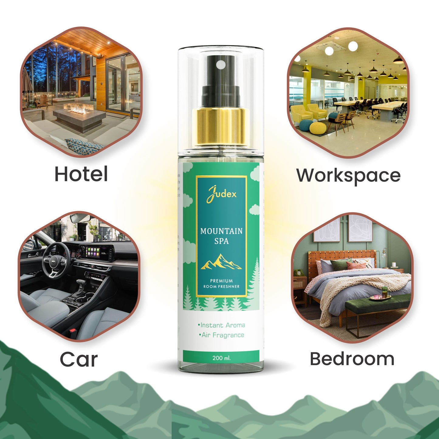 Mountain Spa Air Freshener Room Spray 200ml