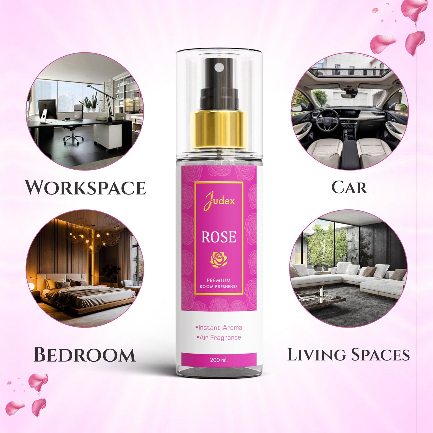 Rose Air Freshener Room Spray 200ml