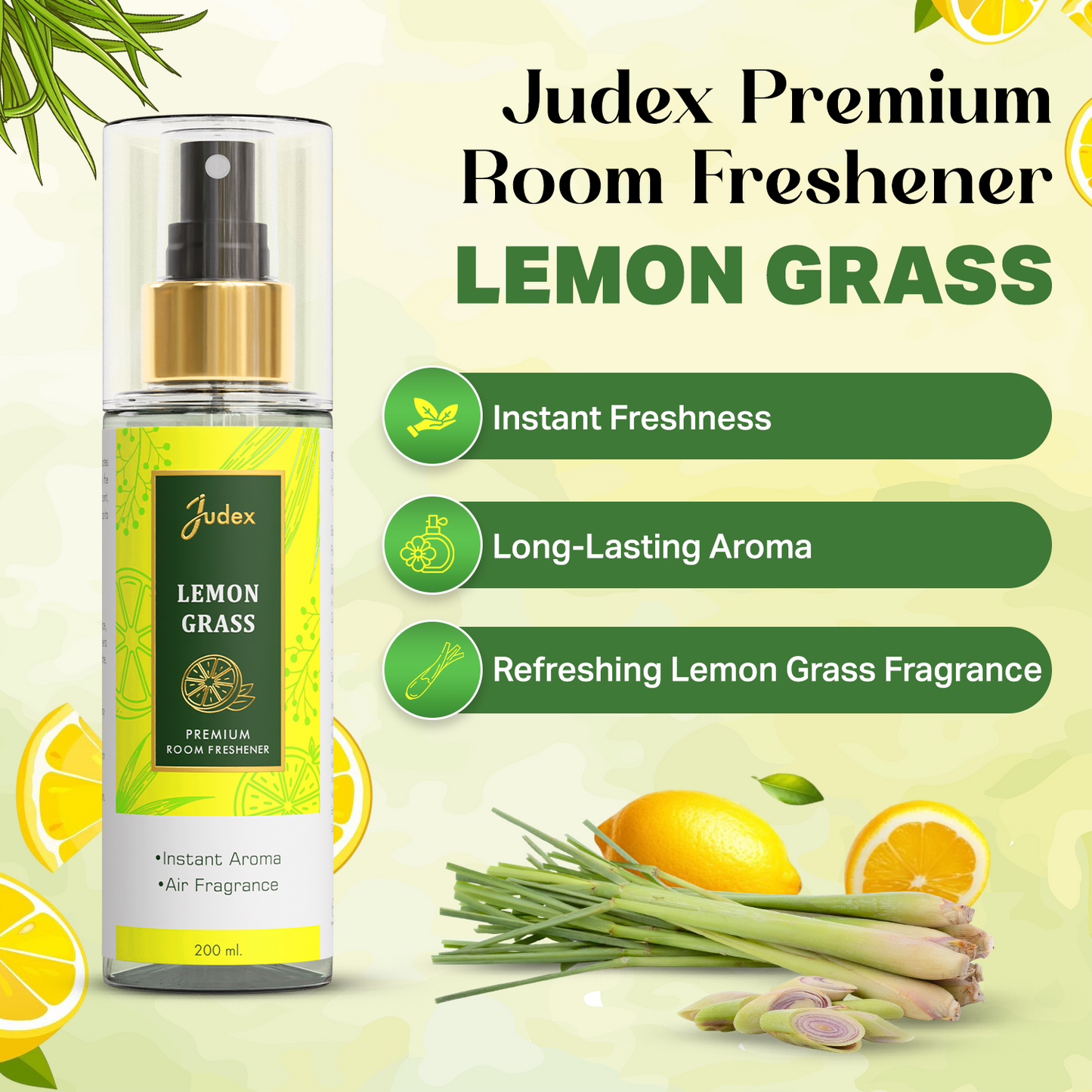 Lemon Grass Air Freshener Room Spray