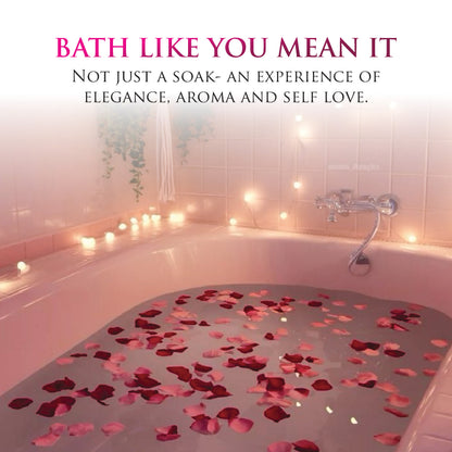 Eternal Rose Bath Oil | Aromatherapy Essential Oil for Relaxation & Stress Relief | Water Soluble Bathing for Calm Mind | Women & Men 50 ml
