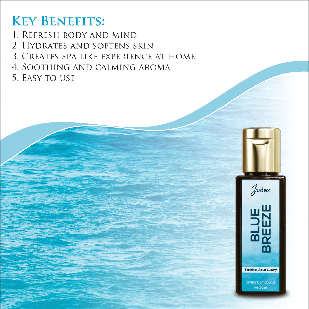 Eternal Rose, Blue Breeze & Smoky Wood, 50 ml each (Pack of 3) |Aromatherapy Essential Oil for Relaxation & Stress Relief