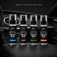 Judex Drift Air Car Perfume Combo Pack of 4 – Alaska, Oud, Mountain & Splash | Long-Lasting Car Air Freshener Spray | 50ml Each