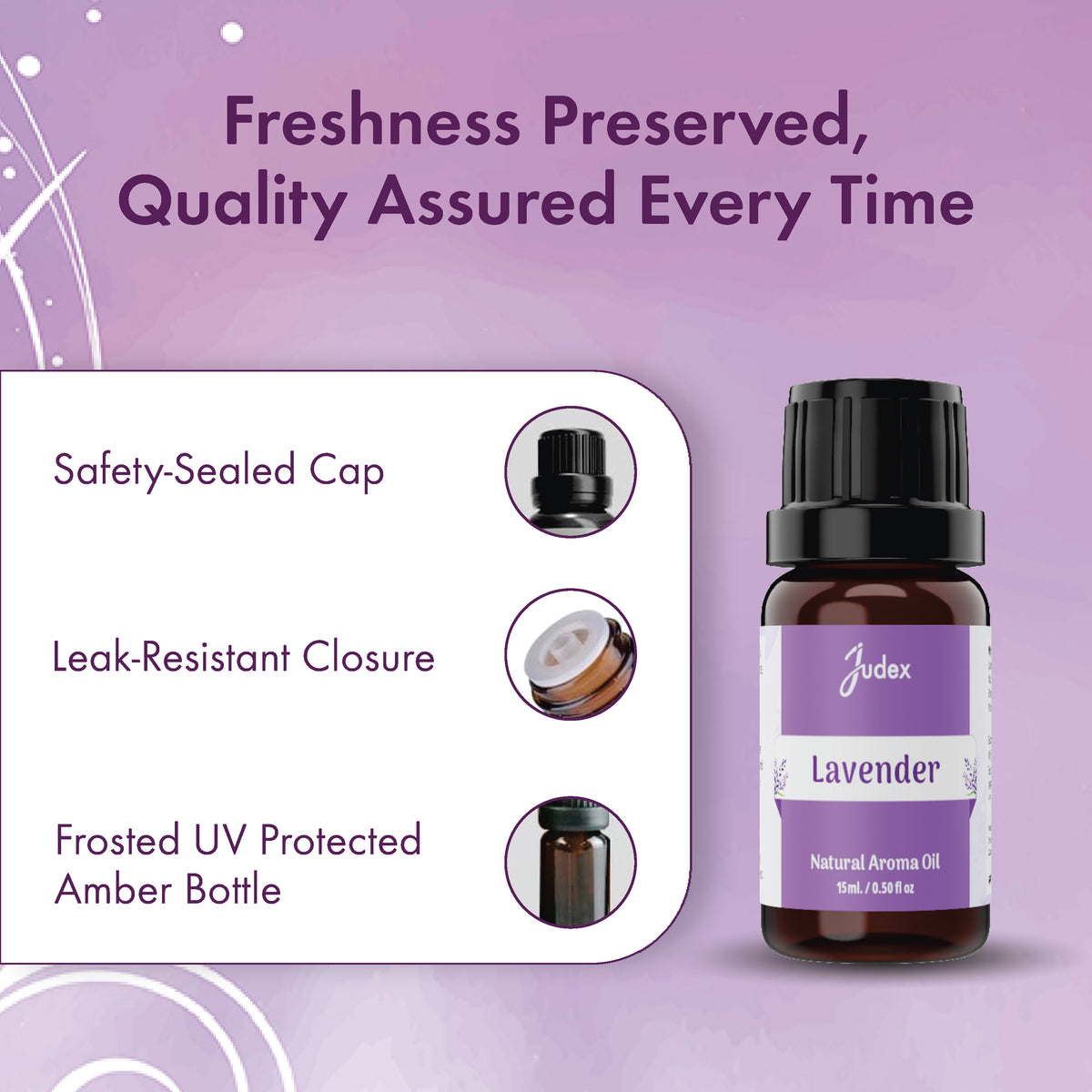 Lavender Aroma Diffuser Oil | 15 ml & 100 ml