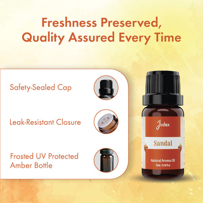 Sandal Aroma Diffuser Oil | 15 ml & 100 ml