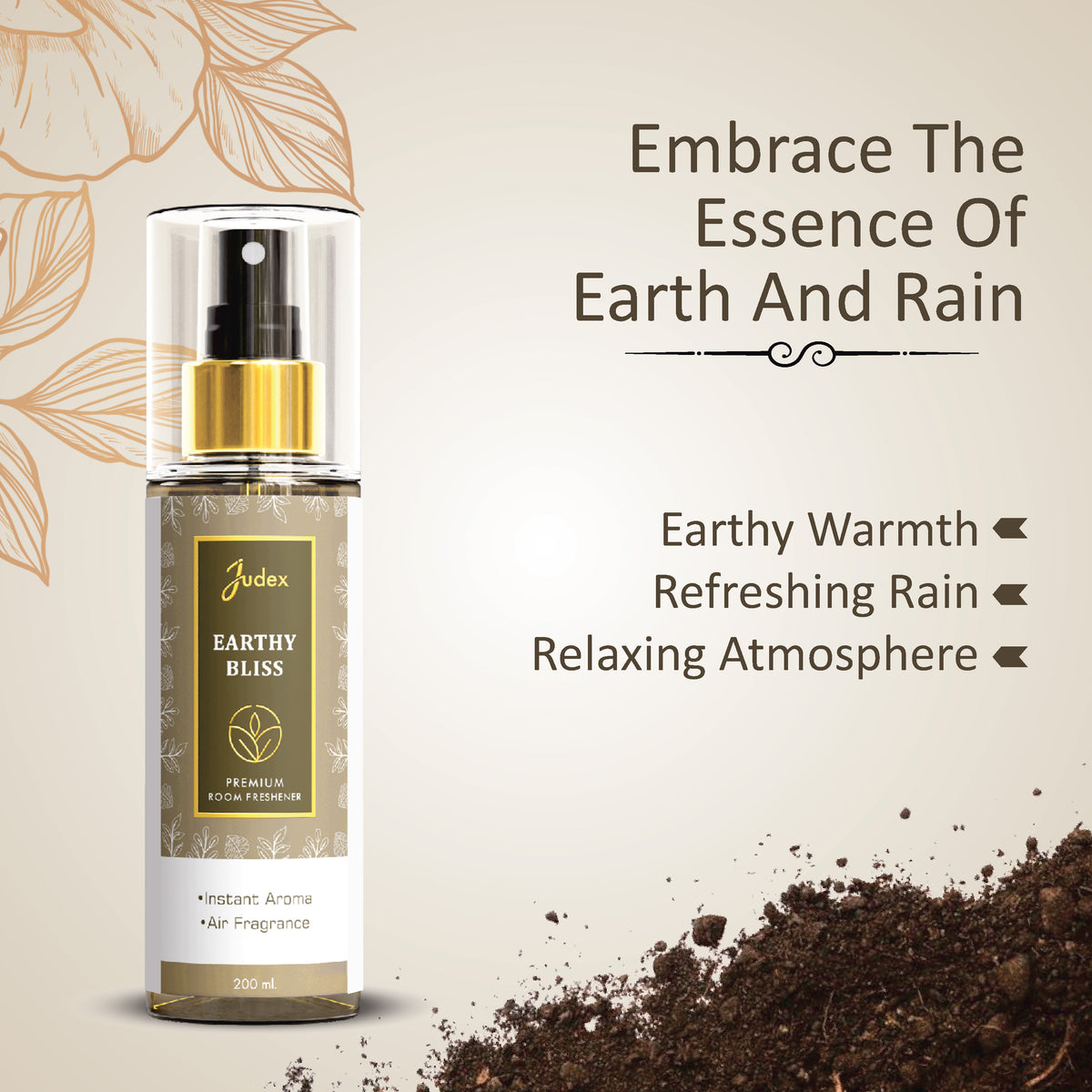 Arabian Oud, Earthy Bliss & Coffee Room Freshener Combo of 3 x 200ml