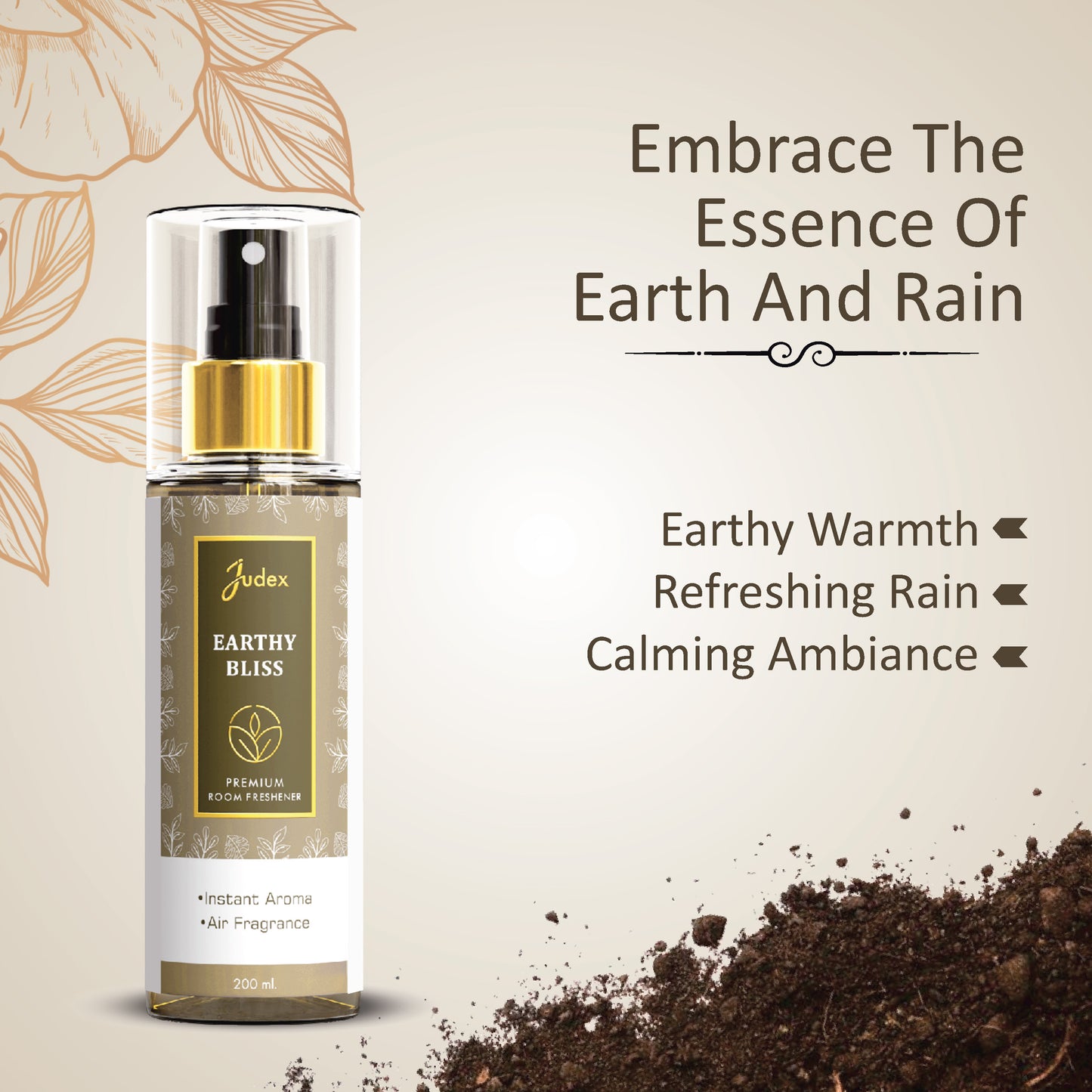 Earthy Bliss Air Freshener Room Spray