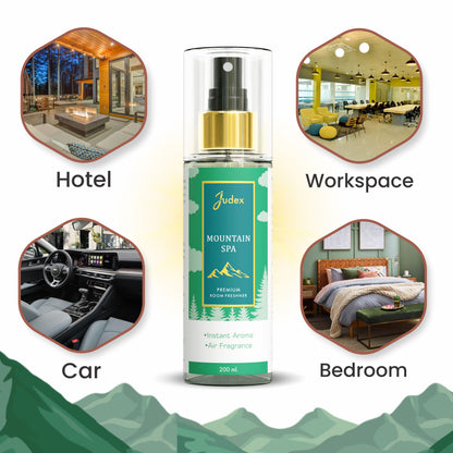 Mountain Spa Air Freshener Spray – Premium Long-Lasting Fragrance (200ml)