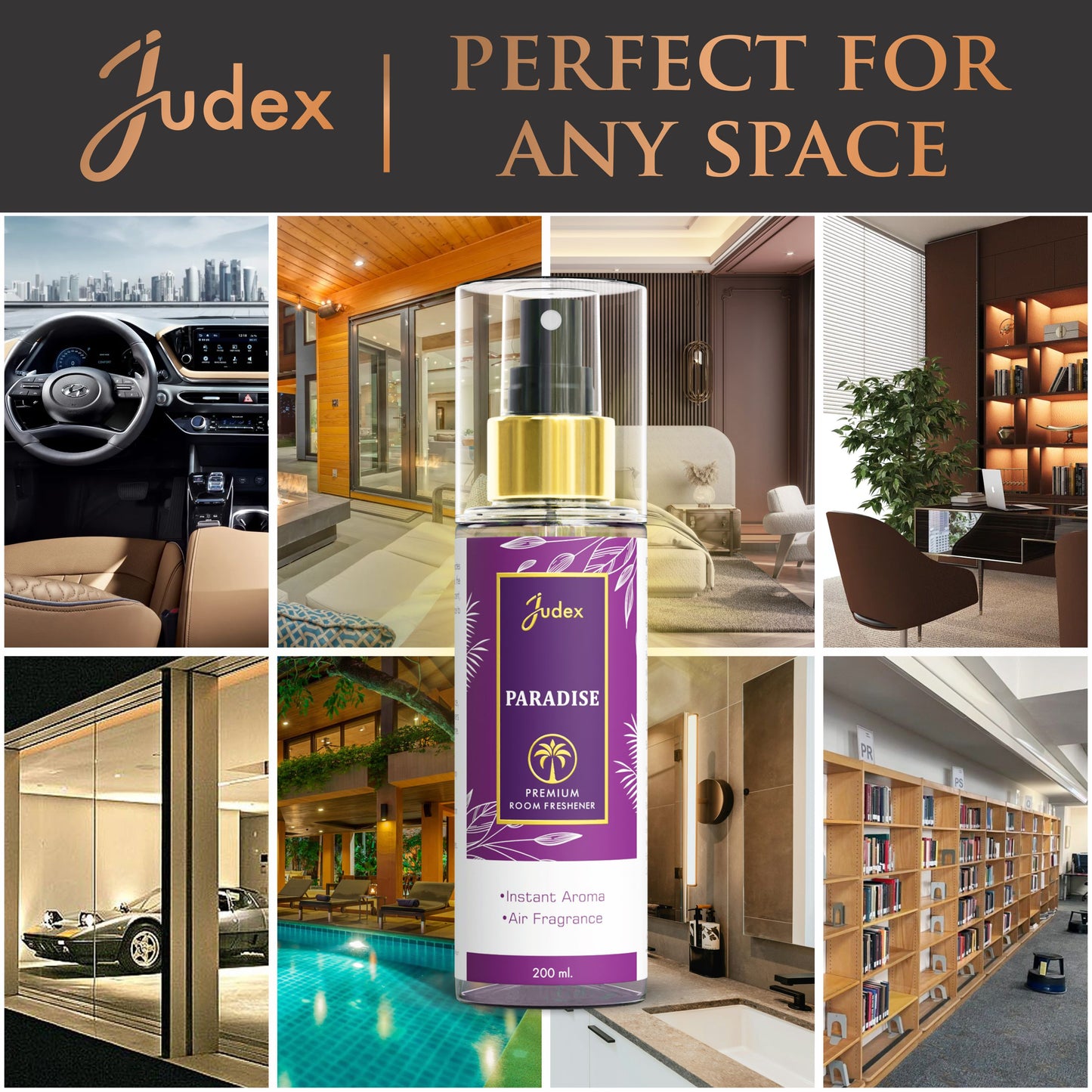 Paradise Air Freshener Perfume Spray | Scent-Inspired Velvet Breeze