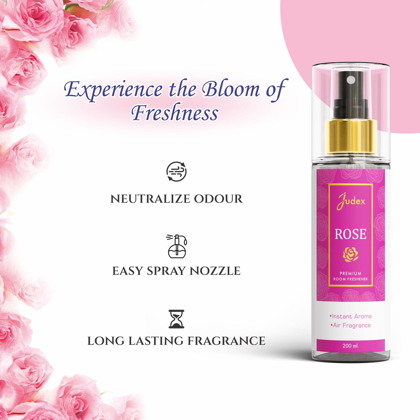 Rose Air Freshener Room Spray 200ml